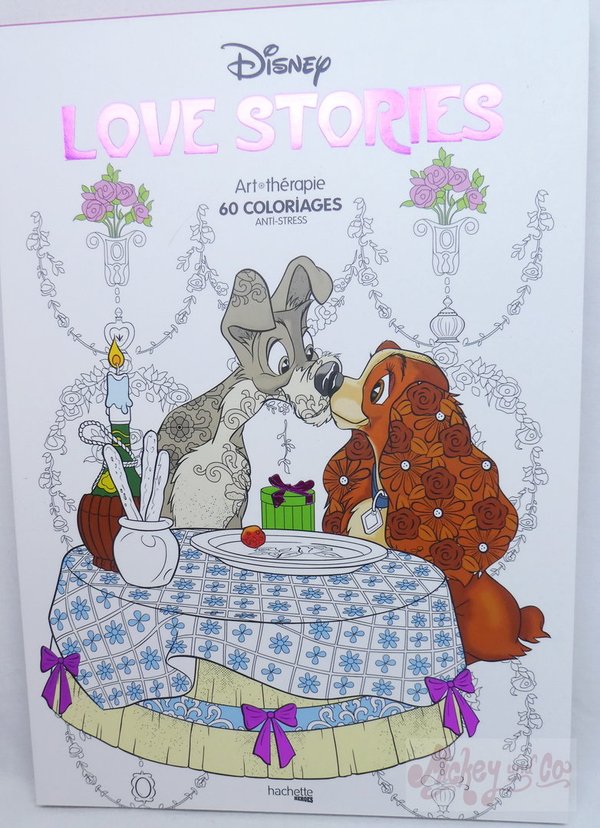 Disney Buch Hachette Ausmalbuch Liebes Geschichten
