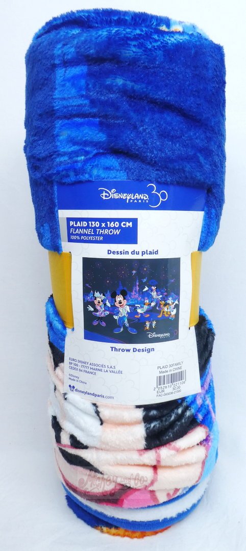 Disney Disneyland Paris 30 Jahre Edition: Kuscheldecke Decke