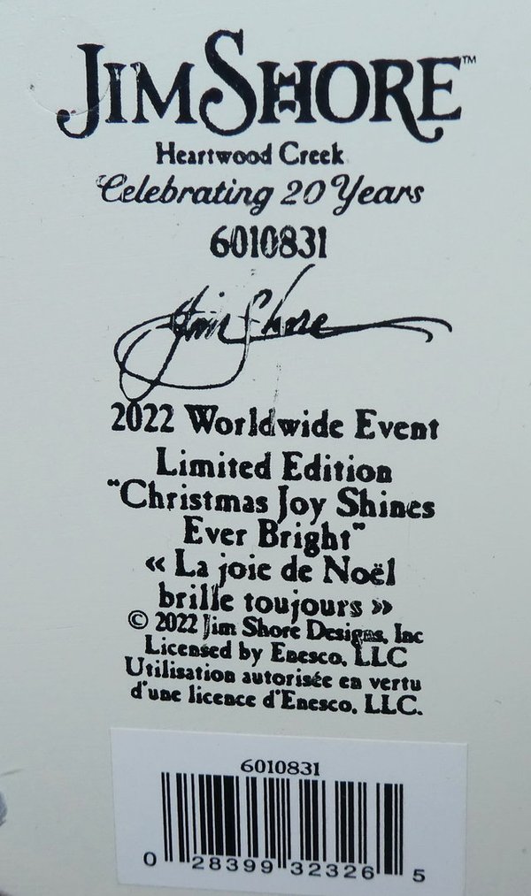 Enesco Jim Shore Worldwide Event Santa Figurine  6010831