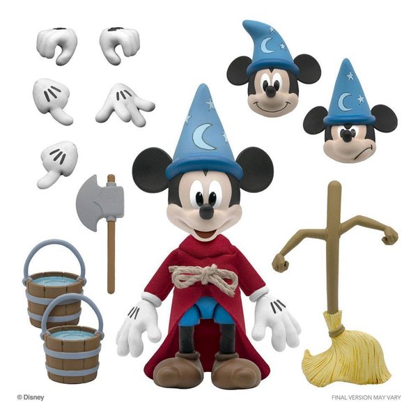 Disney Super7 Disney Ultimates Actionfigur Sorcerer's Apprentice Mickey Mouse 18 cm