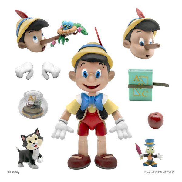 Disney Super7 Disney Ultimates Actionfigur Pinocchio 18 cm