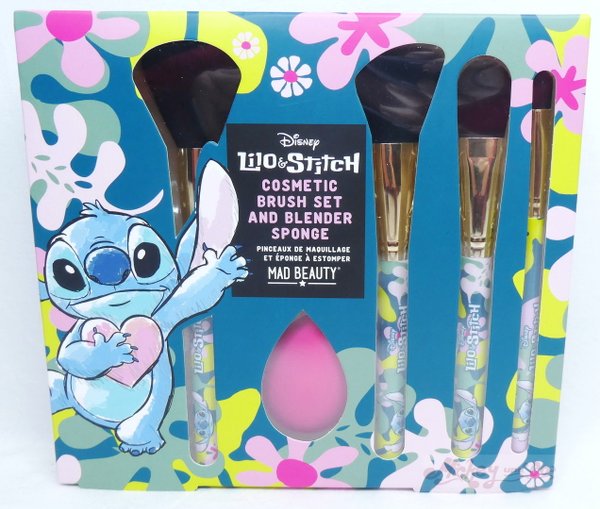 Disney disneyland Paris Mad Beauty Lilo & Stitch : Kosmetik Pinsel Set
