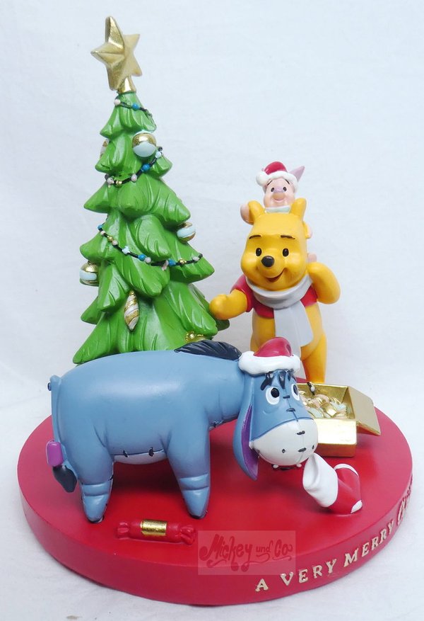 Disney Widdop Weihnachten Figur : Winnie Pooh und Freunde schmücken den Tannenbaum