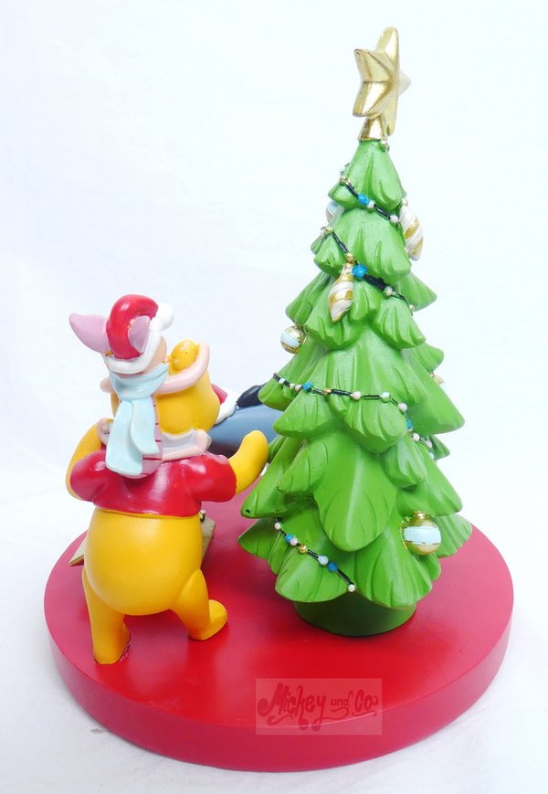 Disney Widdop Weihnachten Figur : Winnie Pooh und Freunde schmücken den Tannenbaum