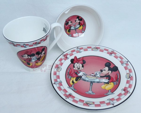 Disney Lenox Porzellan Set Mickey & Minnie