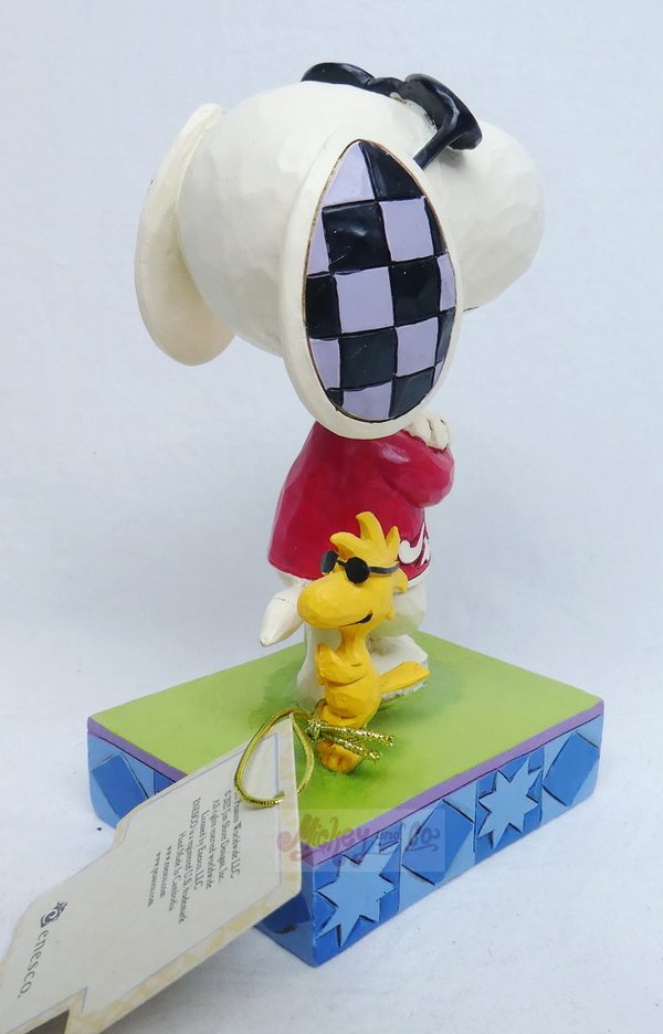 Enesco Tradtions by Jim Shore Peanuts : Joe Cool Snoopy and Woodstock Figurine  6010115