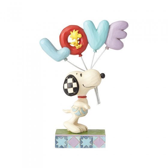 Enesco Tradtions by Jim Shore Peanuts : Snoopy with LOVE Balloon Figurine  6001291