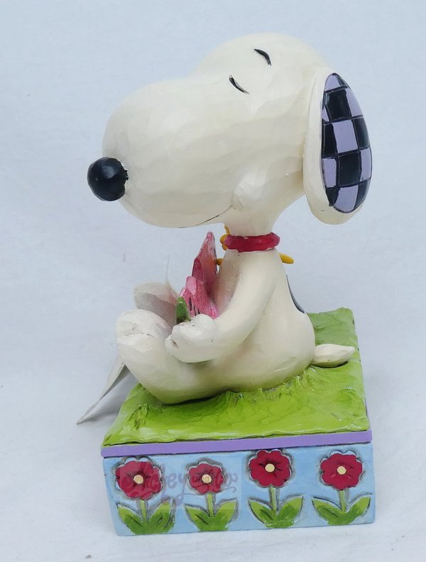 Enesco Tradtions by Jim Shore Peanuts : Snoopy and Woodstock eating Watermelon Figur