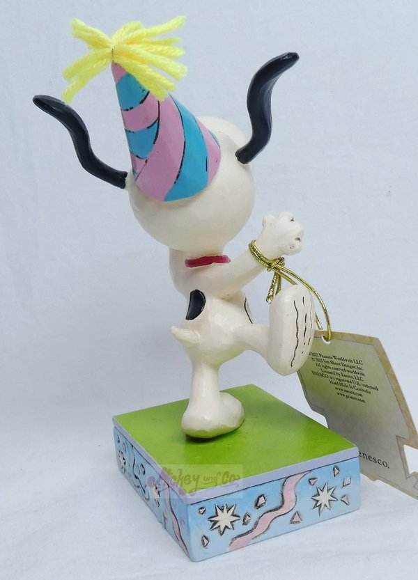 Enesco Tradtions by Jim Shore Peanuts : Birthday Snoopy Figurine  6010116 Party animal