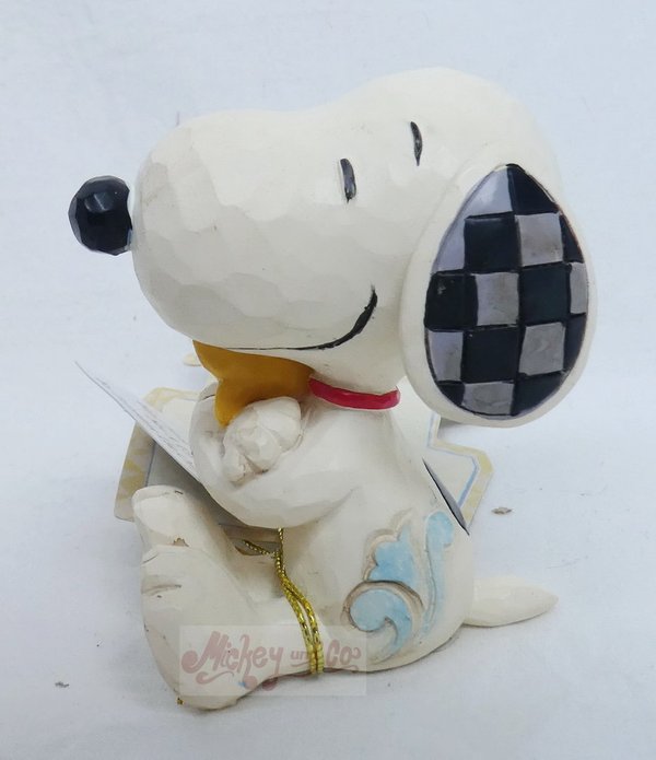 Enesco Tradtions by Jim Shore Peanuts : Snoopy & Woodstock Mini Figurine  6007963