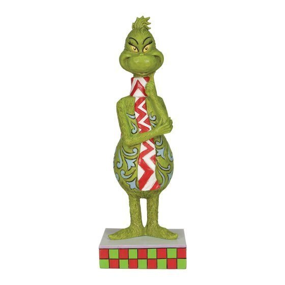 Enesco Tradtions Grinch by Jim Shore : Grinch with Long Scarf Figurine 6010774 PREORDER