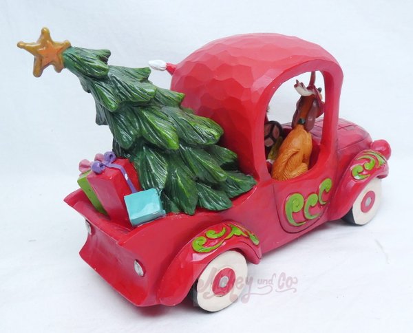 Enesco Tradtions Grinch by Jim Shore : Grinch in Red Truck Figurine  6010775