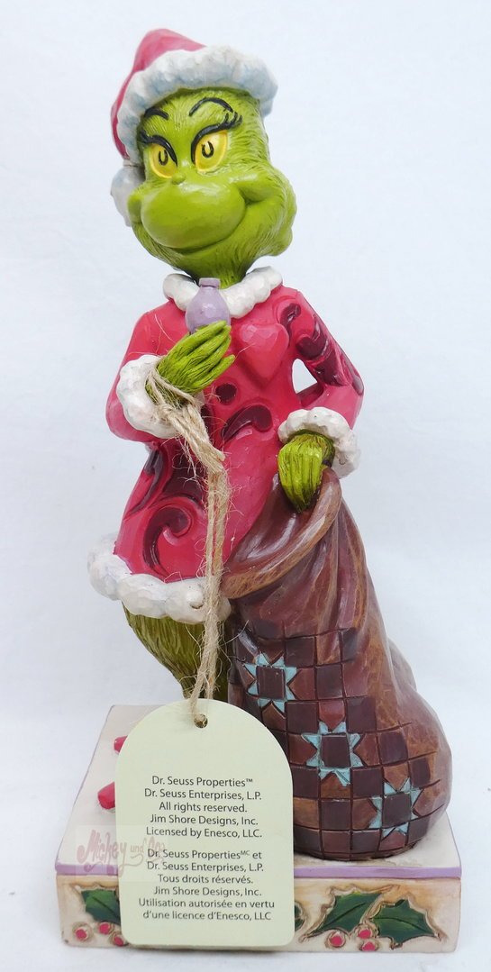 Enesco Tradtions Grinch by Jim Shore : Naughty/Nice Grinch Figurine 6008891