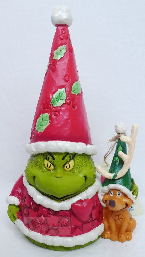 Enesco Tradtions Grinch by Jim Shore : Grinch Gnome, with Max  6010777