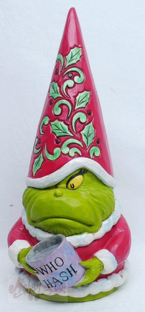 Enesco Tradtions Grinch by Jim Shore : Grinch Gnome, with Who Hash 6009202