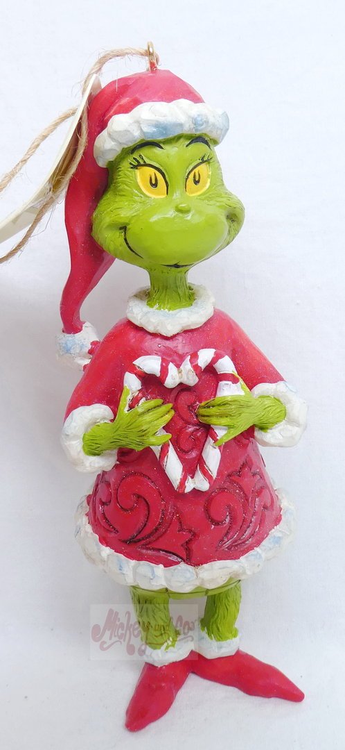 Enesco Tradtions Grinch by Jim Shore : Grinch Ornament Weihnachtsbaumschmuck 6010785