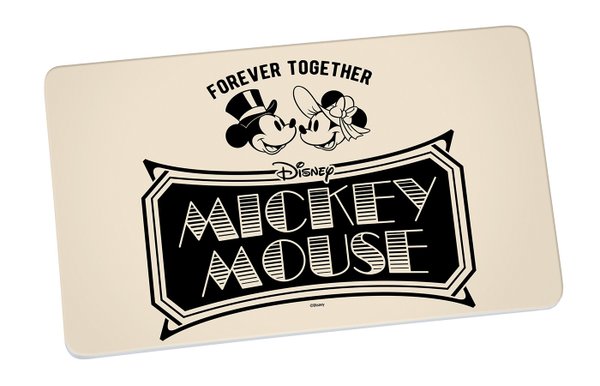 Disney Gedalabels Frühstücksbrettchen Mickeye Mouse glitzer