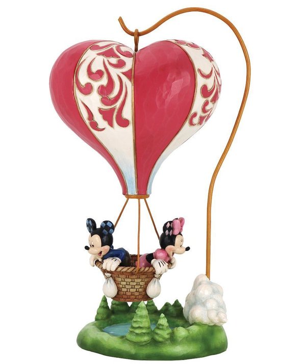 Disney Enesco Tradtions Jim Shore ; 6011916 Mickey und  Minnie im Ballon