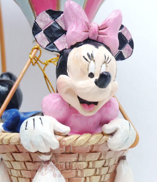 Disney Enesco Tradtions Jim Shore ; 6011916 Mickey und  Minnie im Ballon