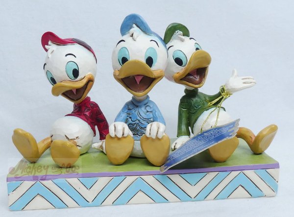 Disney Enesco Traditions Jim Shore ; 6011933 Tick, Trick &amp; Track 35th Anniversary Duck Tales