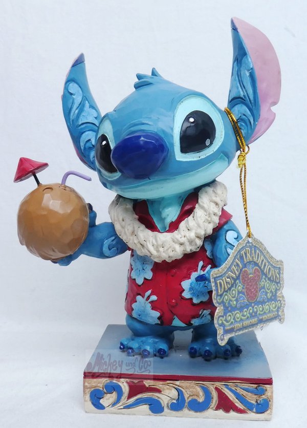 Disney Enesco Traditions Jim Shore ; 6011935 Stitch with pineapple