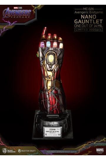 Disney MArvel Beast Kingdom Avengers Endgame Master Craft Handschuh Nano Gountlet MC-024