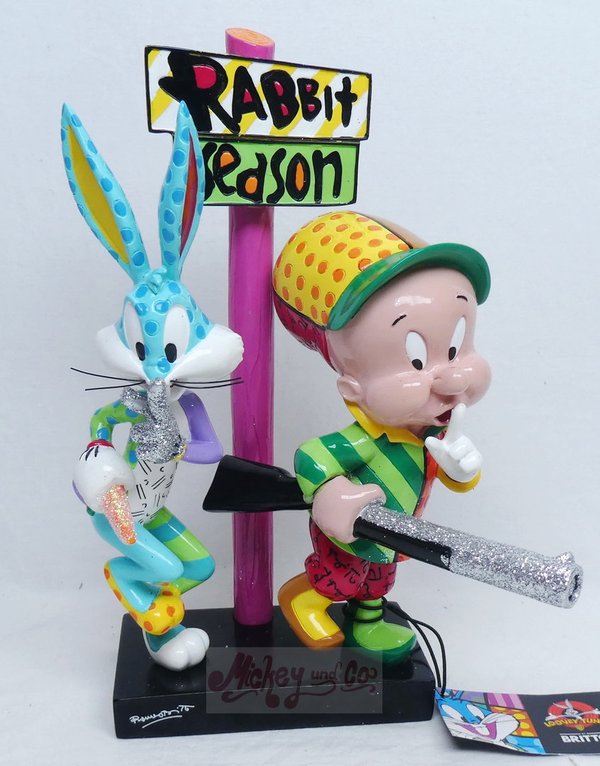 Enesco Looney Tunes :  4055720 Elmer Fudd und Bugs Bunny Hasen  Saison