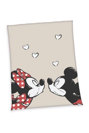 Disney Flanell-Fleecedecke Mickey & Minnie 150 x 200 cm Bettwäsche & Decken Disney