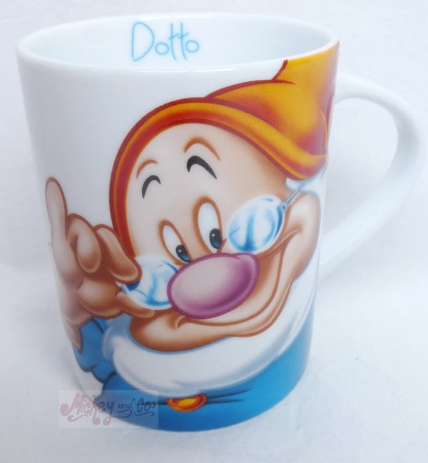 Disney Home MUG Kaffeetasse Tasse Pott Schneewittchen und die 7 Zwerge 340cl : Hatschi