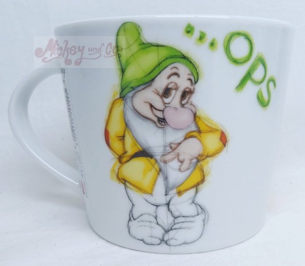 Disney Home MUG Kaffeetasse Tasse Pott Schneewittchen und die 7 Zwerge Sketch 430cl : Pimpel