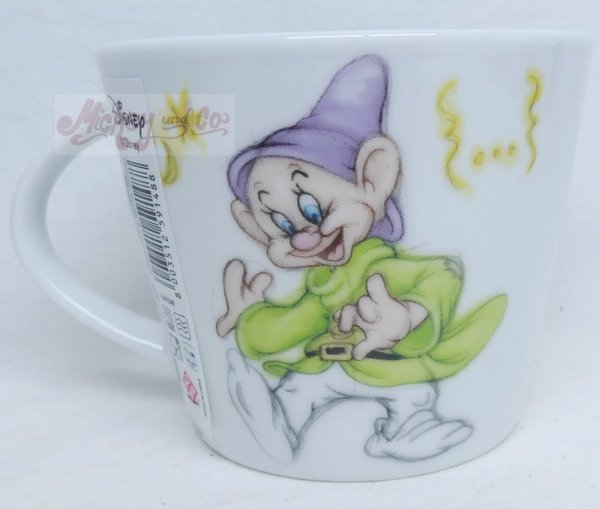 Disney Home MUG Kaffeetasse Tasse Pott Schneewittchen und die 7 Zwerge Sketch 270cl : Seppl