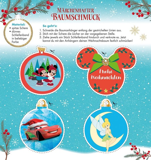 Disney Malbuch Bastelbuch Weihnachten