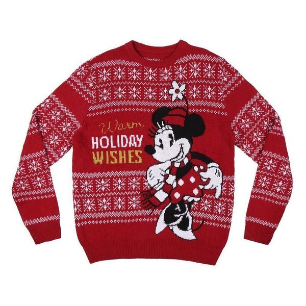 Disney Christmas Sweater Minnie Mouse Pullover