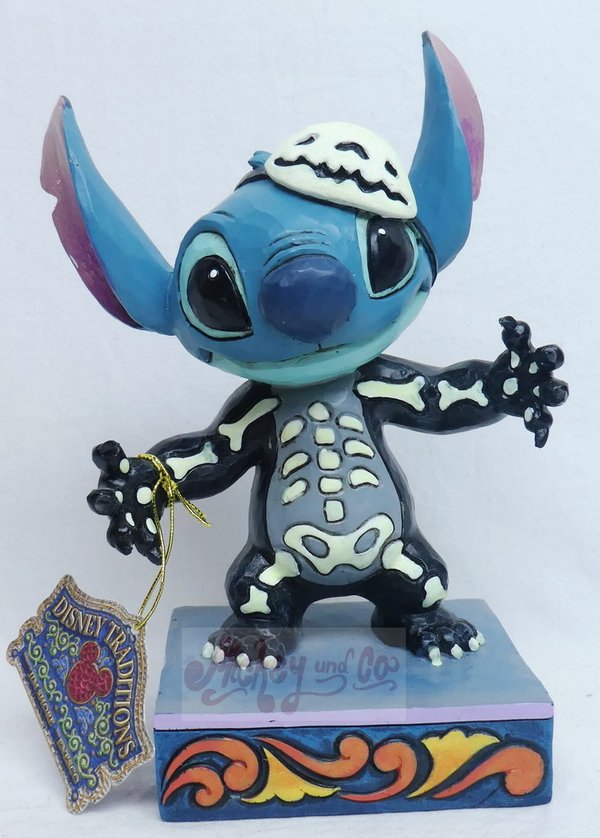 Disney Enesco Traditions Figurine Jim Shore : Squelette Glow in the Dark Stitch