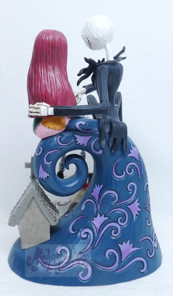 Disney Enesco Traditions Jim Shore Figur: Nightmare Jack und Sally Grabstein