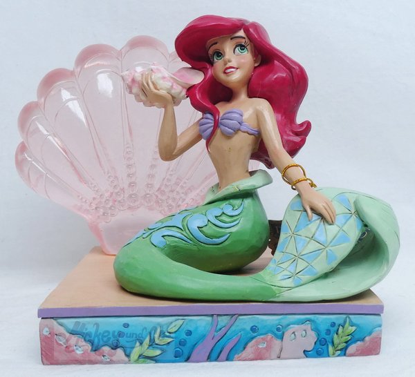 Disney Enesco Traditions Figurine Jim Shore : Ariel avec Shell 6011923