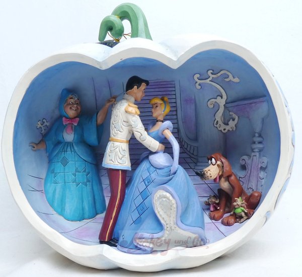 Disney Enesco Traditions Jim Shore Figur: Movie Szene im Kürbis Cinderella 6011926