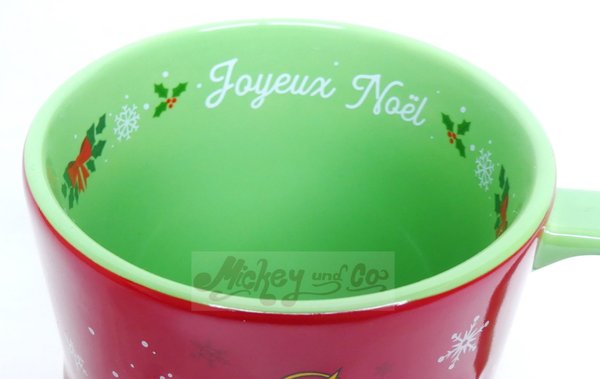 Disney Tasse kaffeetasse MUG Disneyland Paris Weihnachten erhaben
