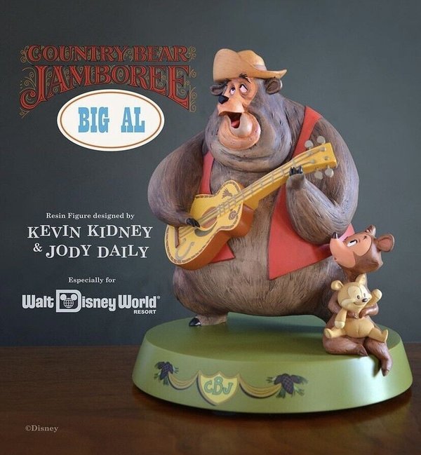 2022 Walt Disney World Kevin & Jody 50 Anniversary Country Bear Jamboree Big Al