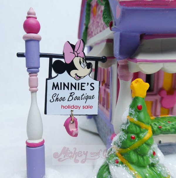 Disney Department 56 Village Christmas Weihnachten : 6010494 Minnie Mouse Schuh Haus Village