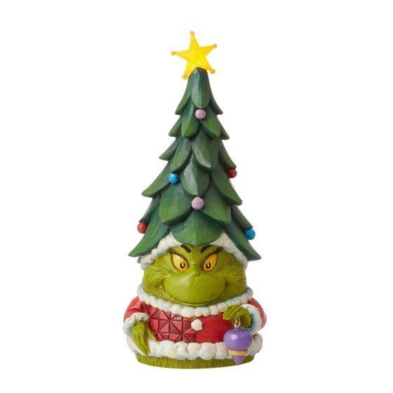 Enesco Tradtions Grinch by Jim Shore : 6012703 Grinch Gnome with  Christmas Tree Hat PREORDER