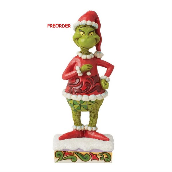 Enesco Tradtions Grinch by Jim Shore : 6012701 Happy Grinch  Personality Pose PREORDER