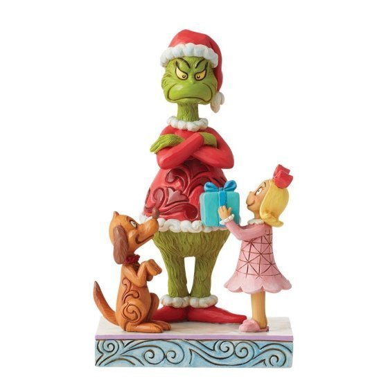 Enesco Tradtions Grinch by Jim Shore : 6012698 Grinch with Cindy  Lou & Max