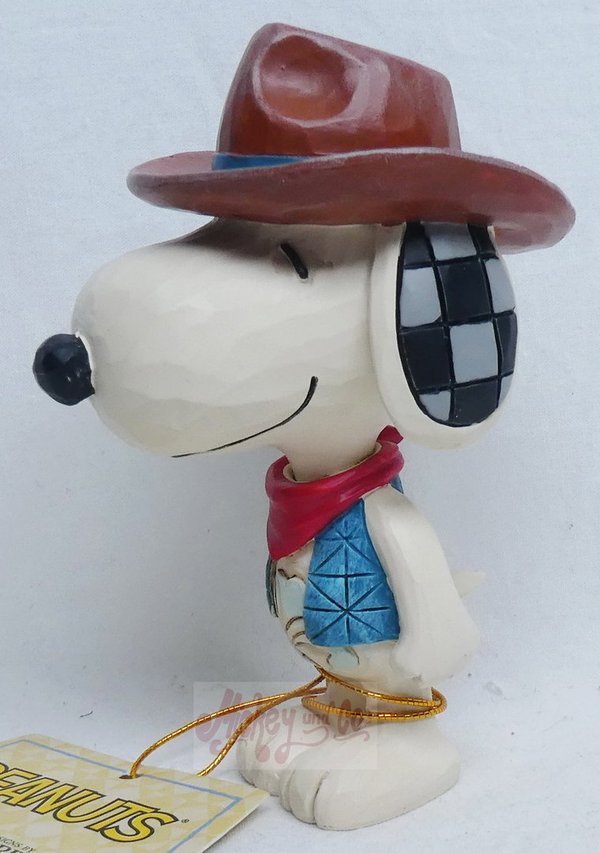 Enesco Peanuts by Jim Shore : 6013038 Mini Cowboy Snoopy