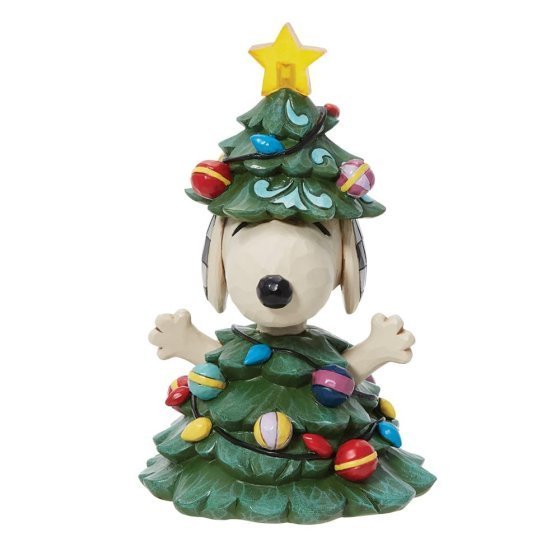 Enesco Peanuts by Jim Shore : 6013042 Snoopy Dressed as a Tree