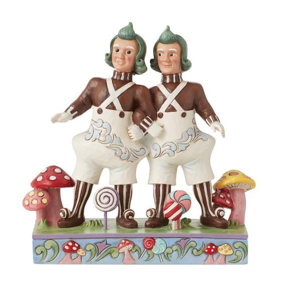 Enesco Willy Wonka by Jim Shore: 6013722 Oompa Loompa's Side by Side Figur