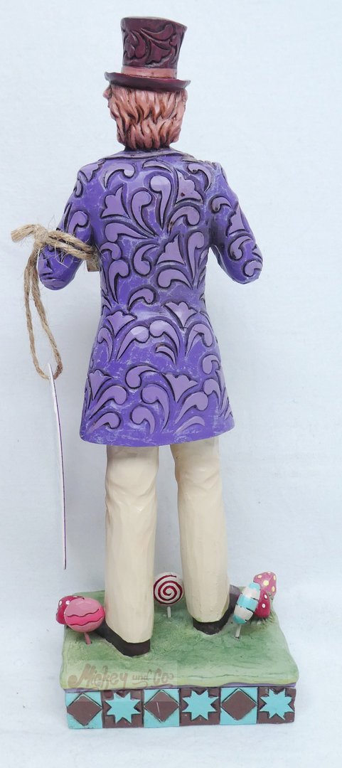 Enesco Willy Wonka by Jim Shore: 6013720 Willy Wonka with Rotating Chocolate Bar Figur