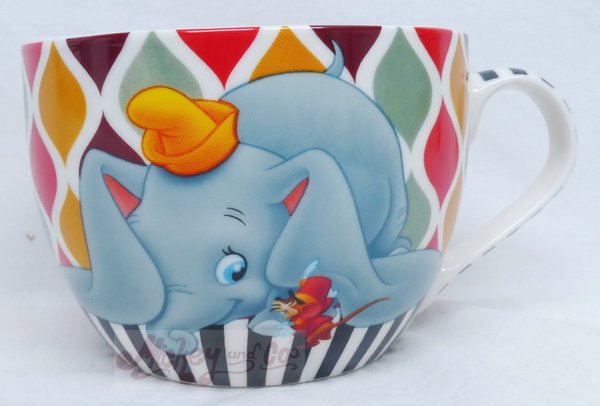 Disney Egan Haushalt MUG Becher Tasse Cappuccino ML 520 :Dumbo