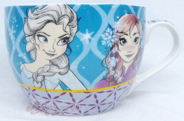 Disney Egan Haushalt MUG Becher Tasse Cappuccino ML 520 : Frozen eiskönigin Anna Elsa