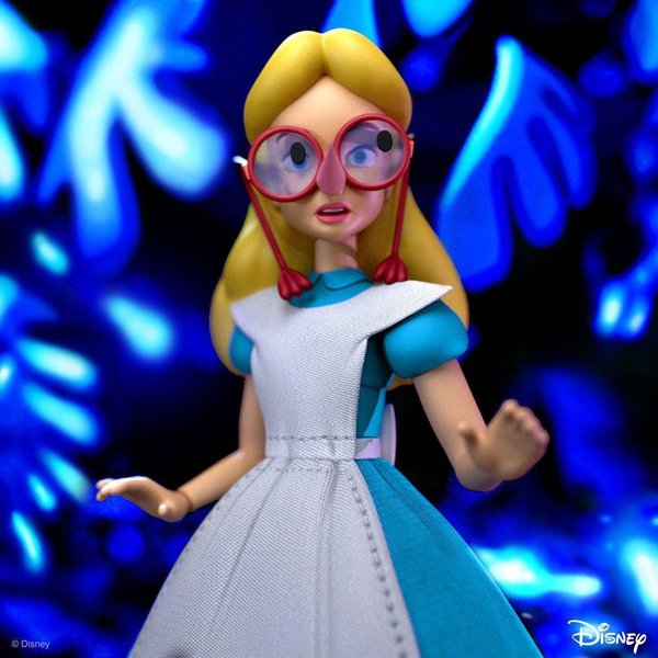 Super7 Alice im Wunderland Disney Ultimates Actionfigur Alice 18 cm